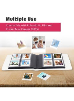 Veicevol 256 Pockets Photo Album for Polaroid Go Instant Mini Camera, Premium Vegan Leather Cover Picture Albums for Polaroid Go Camera & Film, Portable Photo Album Book Holds 256 Photos (Magic Silver)  - Image 2
