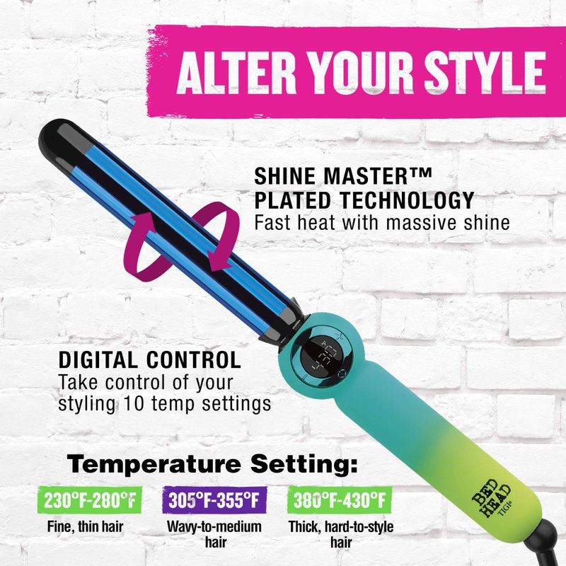 Bed Head Twirl Junkie Digital Curling Wand | Tight Curls and Waves, (1 in) - Image 4