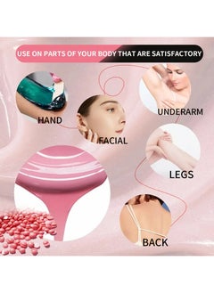 Rozino 4 PACK  Painless Hard Wax Beads for Hair Removal - 50g  - Image 5