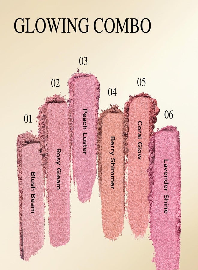 PHOFAY Luminous Blush Powder-Multi-Use Formula, Ultra-Fine & Smooth, Longer-Lasting Wear with Natural Luminous Glow (01#) - Image 2