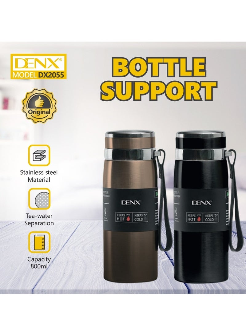 DENX 800ml Stainless Steel Travel Mug with 12+ Hours Cold and Hot Drink Keeping Time Use as Coffee Mug, Water Bottle, Thermal Mug - Image 4
