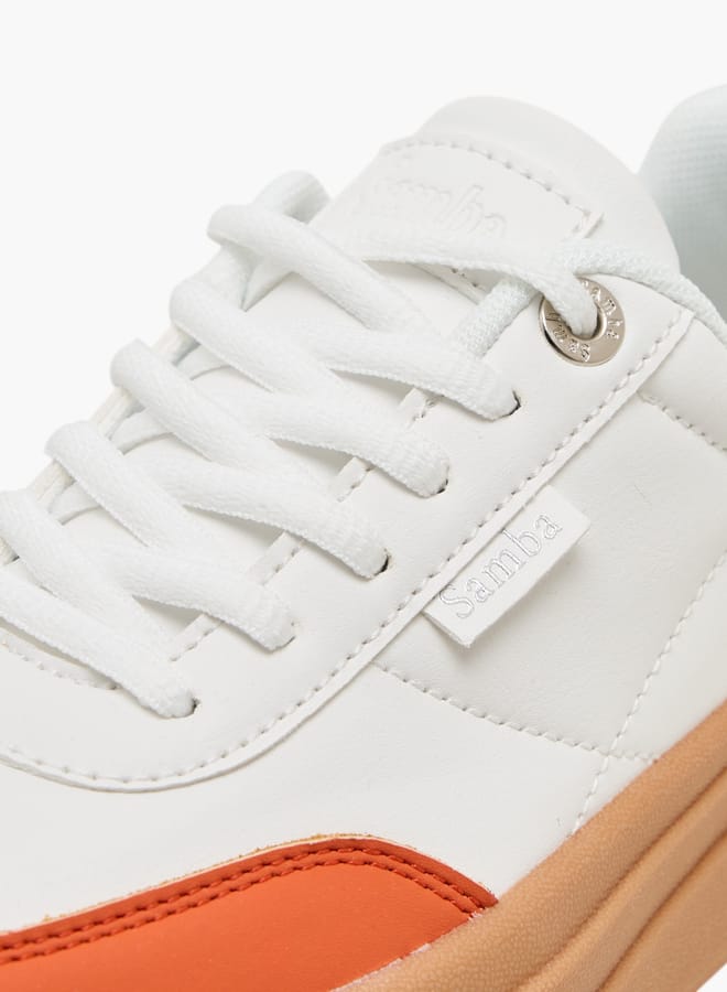 سامبا حذاء رياضي نسائي بأربطة وتفاصيل دانتيل - Image 4