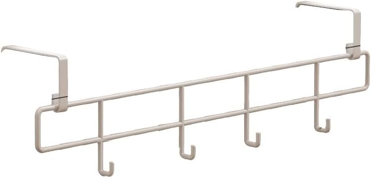White Bathroom Radiator Towel Holder Storage Space Saving Iron Rack - Image 2