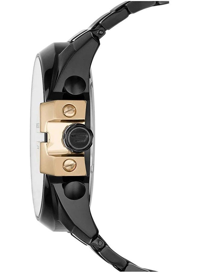 DIESEL Men's Smart round stainless steel Chronograph watch 59mm black DZ4309  - Image 2