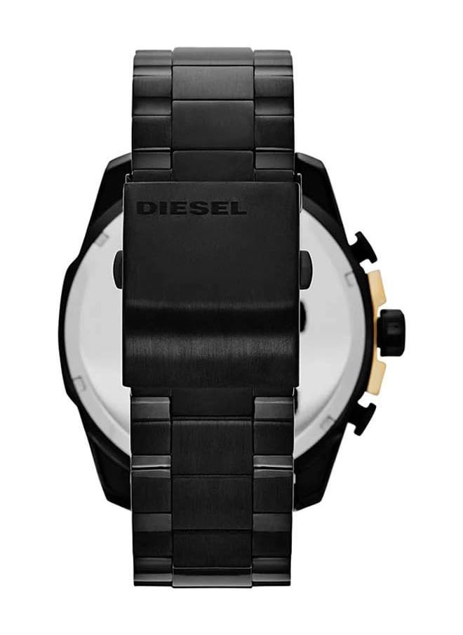 DIESEL Men's Smart round stainless steel Chronograph watch 59mm black DZ4309  - Image 3