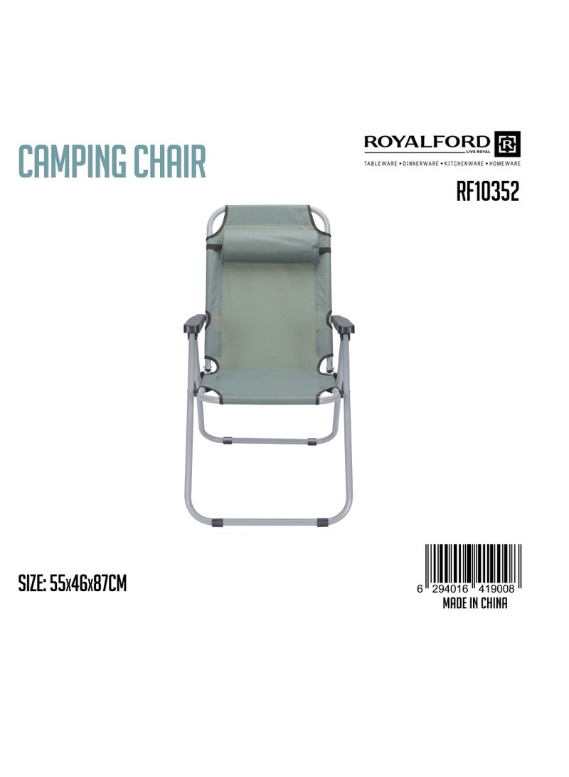 Camping Chair, Lightweight Campsite Portable Chair, RF10352 Perfect for Camping, Festivals, Garden, Caravan Trips, Fishing, Beach and BBQs