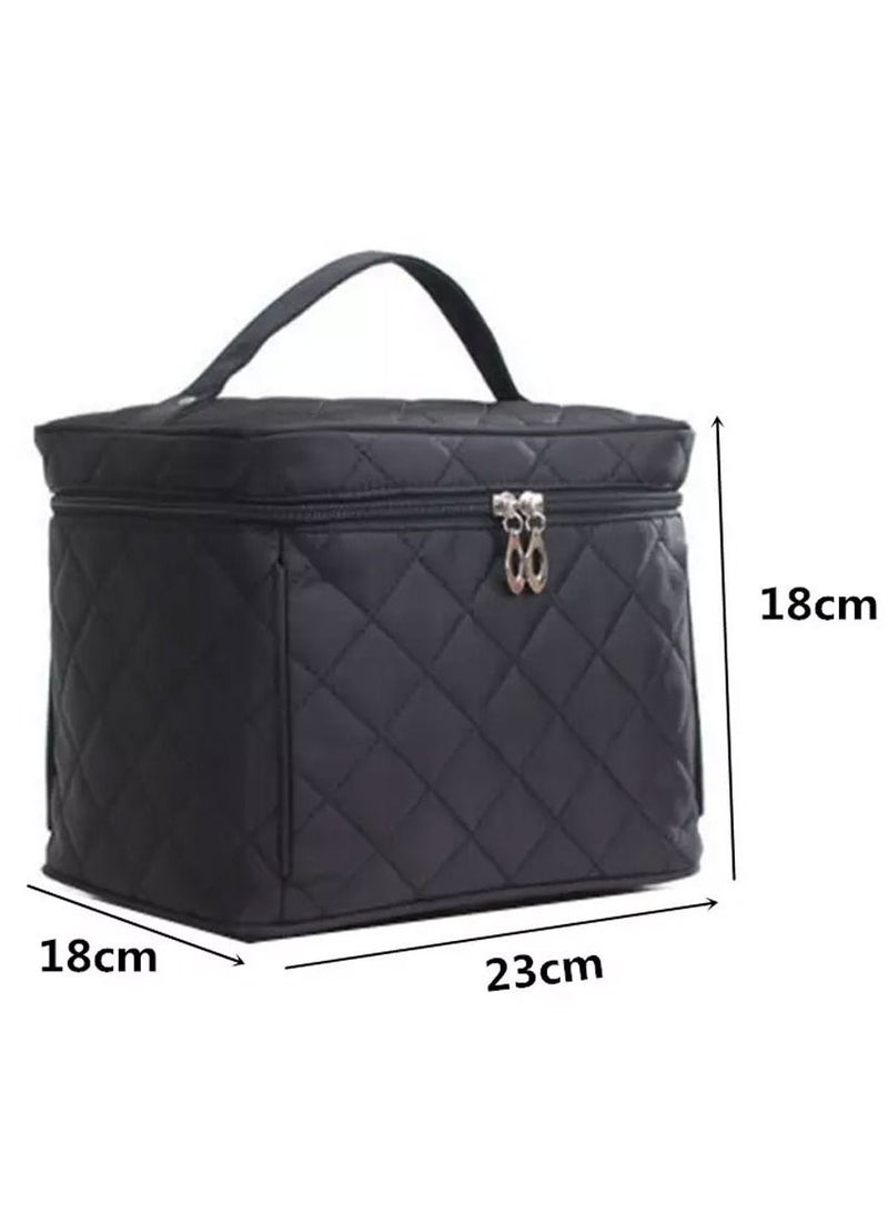 MARGOUN Cosmetic Bag Makeup Bag Double Layer Travel Waterproof Portable Cosmetic Case Makeup Organizer - Image 2