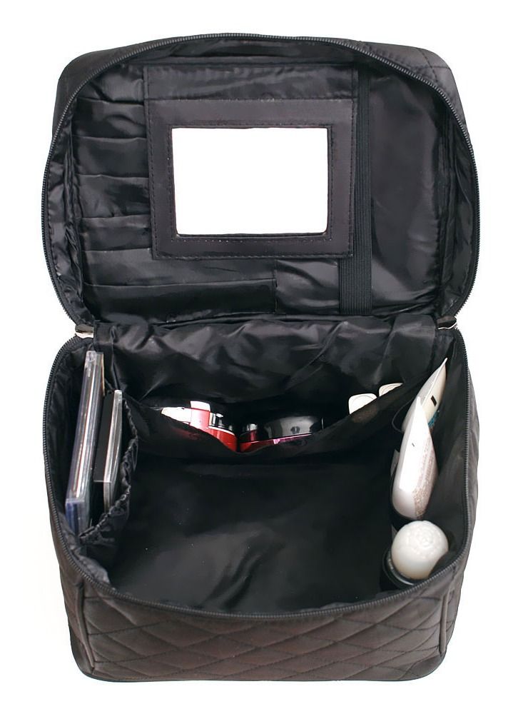 MARGOUN Cosmetic Bag Makeup Bag Double Layer Travel Waterproof Portable Cosmetic Case Makeup Organizer - Image 3