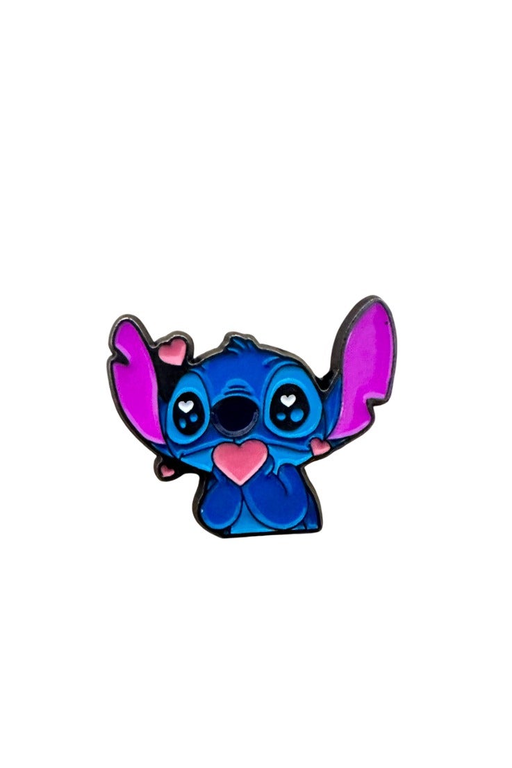 Stitch and Angel logo and character stickers, new high quality 3D metal iron mobile phone stickers 