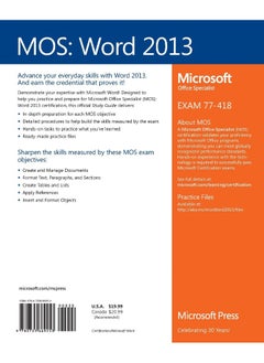 MOS 2013 Study Guide for Microsoft Word  - Image 2