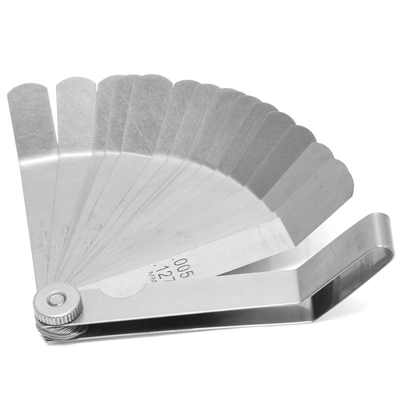 Oemtools 25349 Offset Feeler Gauge With 16 Blades | Automotive Repair  Machining  And Woodworking Tool For Exactly Measuring The Gaps Between Two Parts | Rust Resistant - Image 1