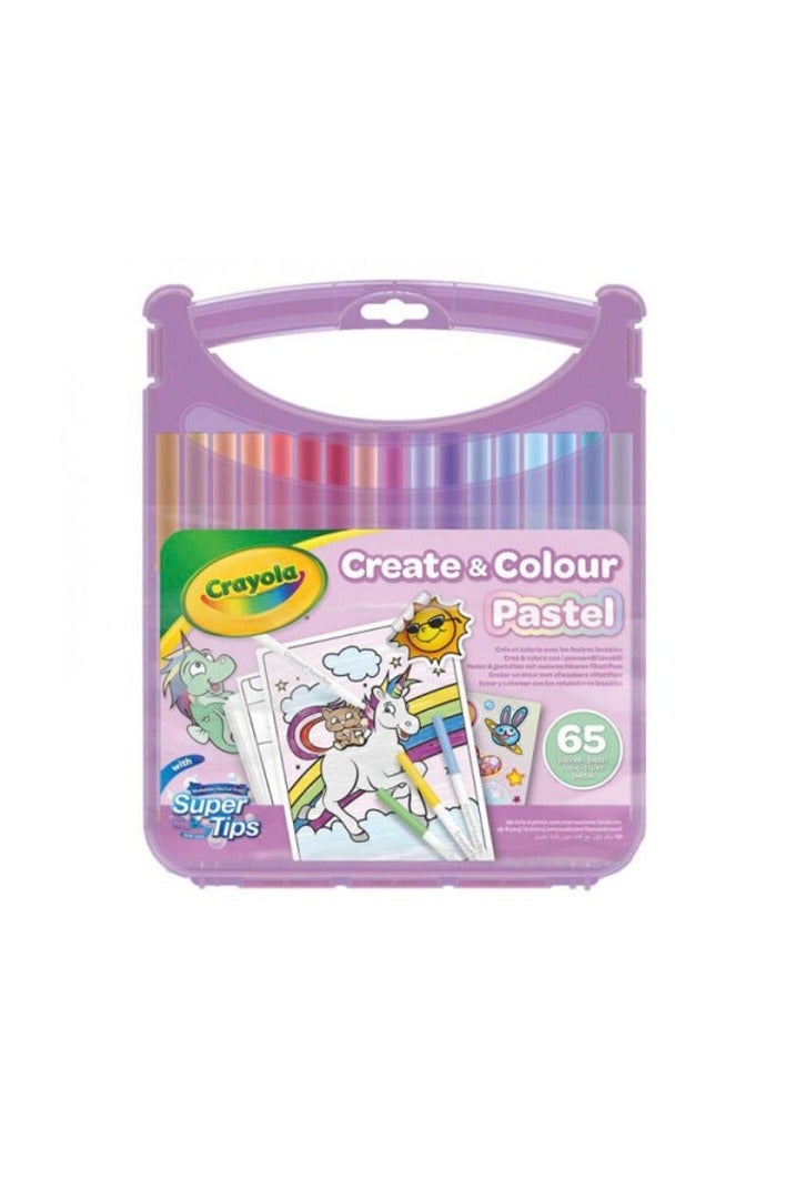 كرايولا مجموعة كرايولا للإنشاء والتلوين - إصدار الباستيل
