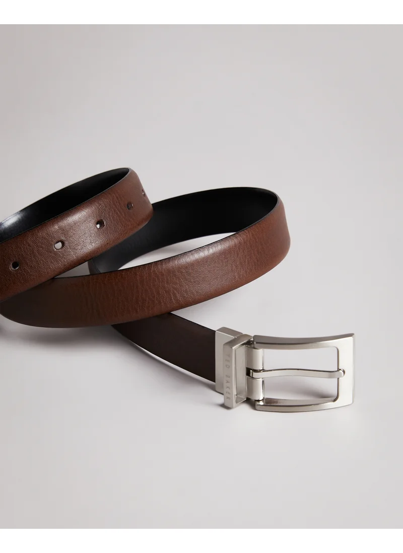 Ted Baker Reversible Leather Buckle Belt