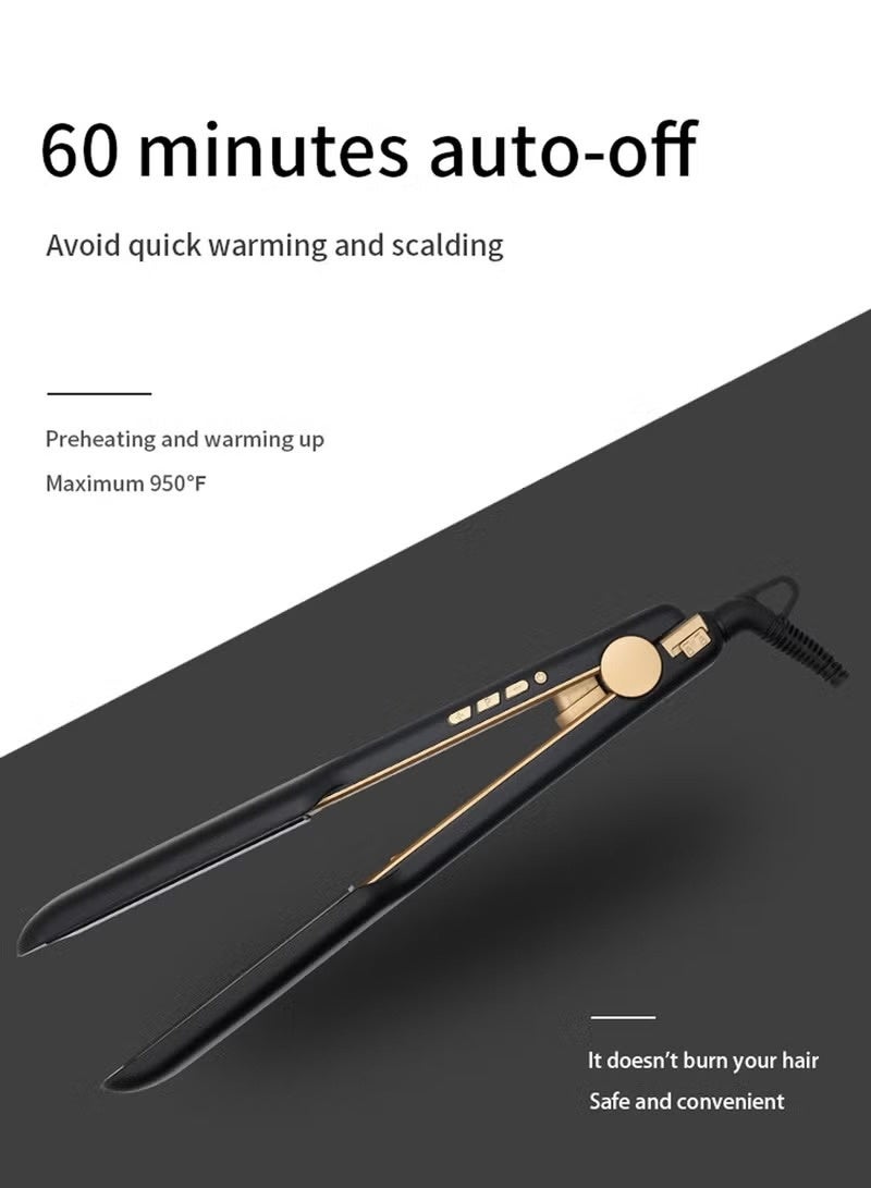 روزيابرو مكواة فرد الشعر الاحترافية - شاشة LCD، درجة حرارة سيراميك قابلة للتعديل - تصفيف الشعر بجودة الصالونات في المنزل HR 816 - Image 5