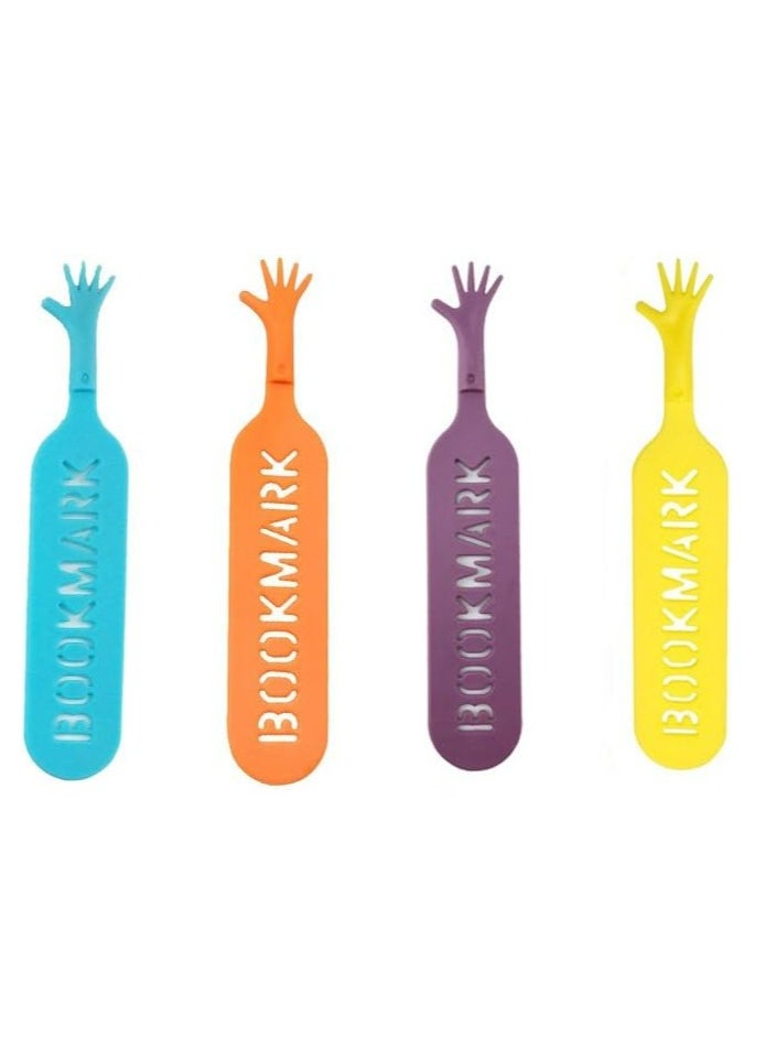 Oasisgalore 4PCS Cute Bookmarks Funny Books Mark Novelty Page Holder Stationery  - Image 1