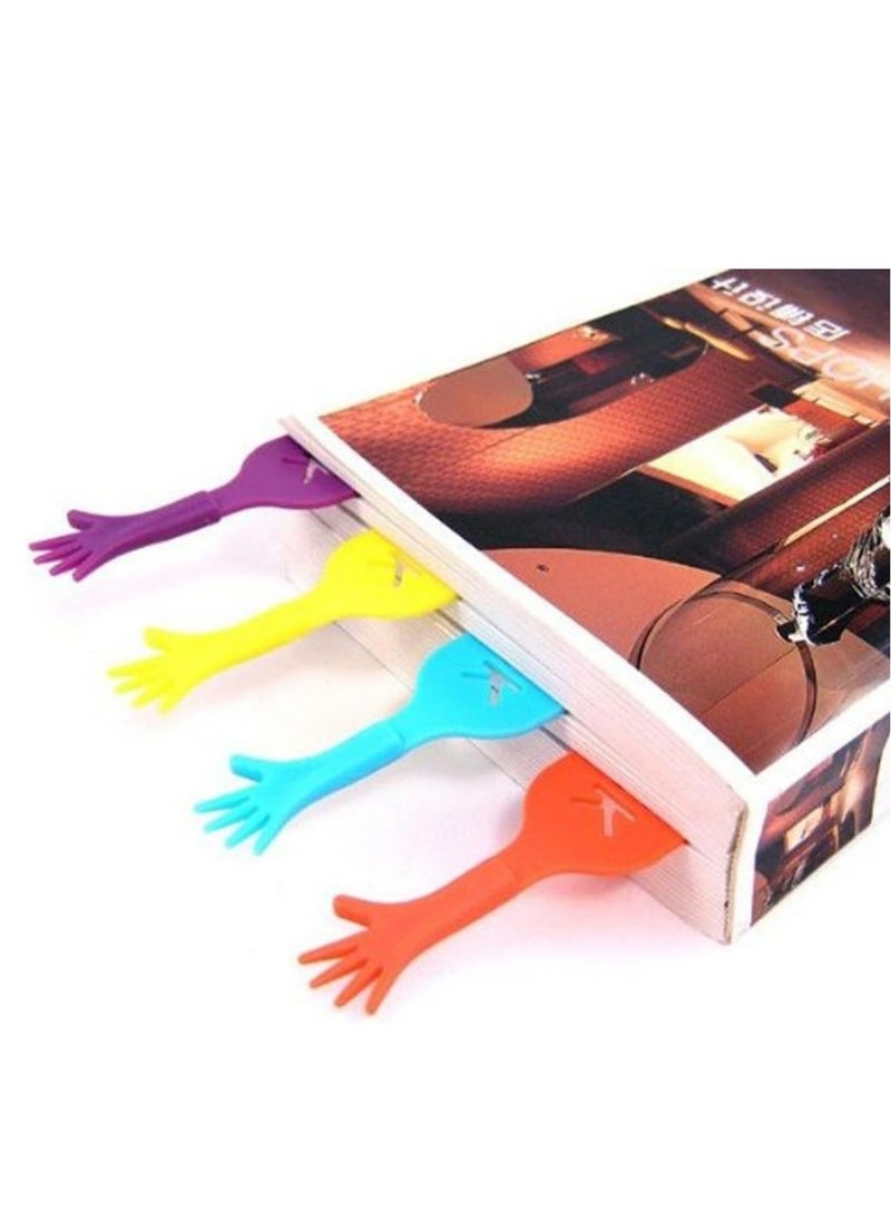 Oasisgalore 4PCS Cute Bookmarks Funny Books Mark Novelty Page Holder Stationery  - Image 2