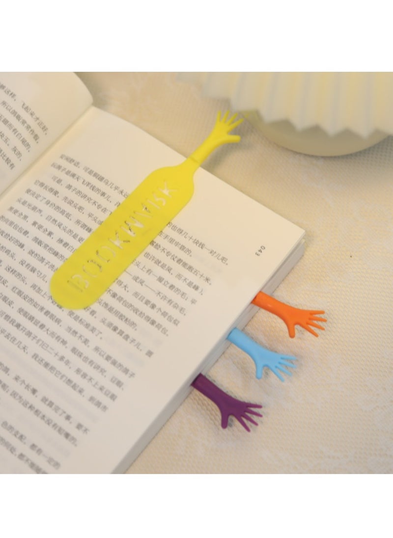 Oasisgalore 4PCS Cute Bookmarks Funny Books Mark Novelty Page Holder Stationery  - Image 4