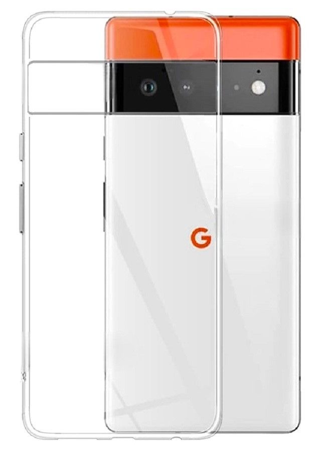 CATANES Google Pixel 6 Pro Clear Case Ultra Slim Shockproof Transparent Soft TPU Cover Compatible with Pixel 6 Pro 6.71 inch (2021) - Image 3
