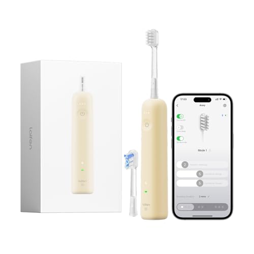 Laifen Wave Special Electric Toothbrush, New 2025 Version Oscillation & Vibration Sonic Electric Toothbrush for Adults with App, 2 Brush Heads, IP68 Waterproof Travel Powered Toothbrush (Matte Yellow) - Image 1