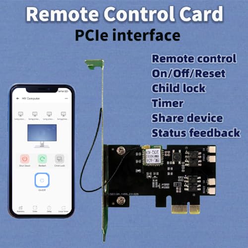 MHCOZY WiFi Remote Desktop On Off Power Switch,eWelink app Remote with Child Lock Timing Sharing Function,Compatible with Alexa Google Home - Image 2