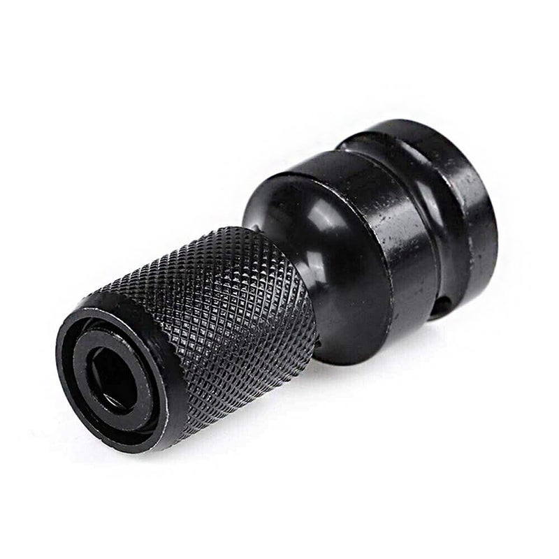 JPT Quick Release Impact Bit Holder, 1/2-Inch Square Drive to 1/4-Inch Hex Socket Adapter, Rapid Release Converter for Impact Wrench - Image 3