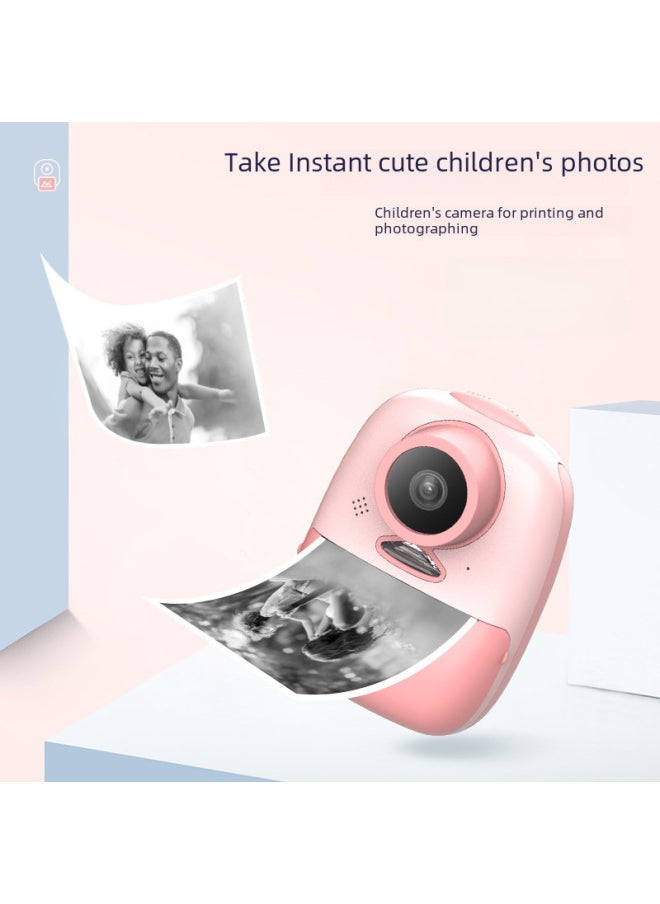 Generic D10 Model Instant Children's Camera Mini Digital Photography Toy Gift Compact Size Portable Easy To Use-Color:10 Rolls Of Printing Paper  - Image 4