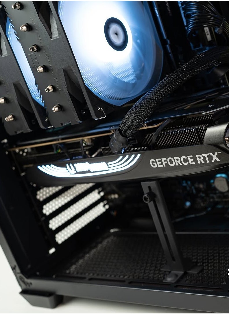 NANOTECH NeonReaper Gaming PC - Intel Core Ultra 7 265KF Processor, 20-Cores & 20-Threads, B860 Motherboard, DDR5 64GB (2*32) Ram, Nvidia GeForce RTX 4060Ti OC Edition 8GB GDDR6 Graphics Card, 2TB Gen4.0*4 NVMe M.2 SSD, 2 Fan AIO Liquid Cooler, 750W 80 Plus Power Supply, Windows 11 Pro | Wi-Fi  - Image 5