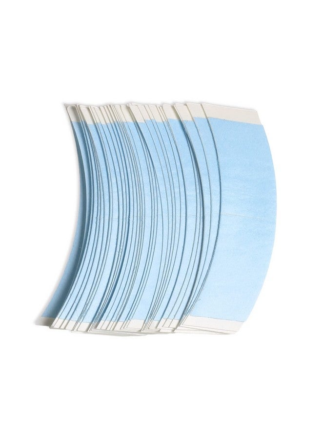 BHF 36 Pcs/Bag Double Sided Adhesive Tapes for Hair Extension Lace Front Support Toupee Wigs (Blue Color 1/2) - Image 1