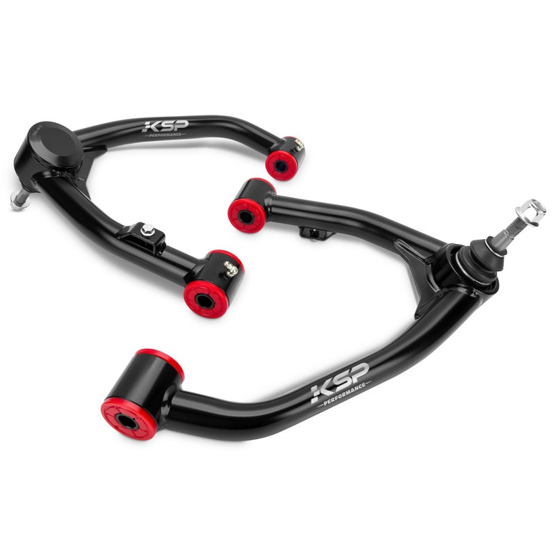 KSP Upper Control Arm Fit for Sierra Silverado1500 Tubular Fit 24 lift for 20072018 Silverado Sierra 6Lug 2WD4WD OE stamped steel and aluminum arms Stage 20