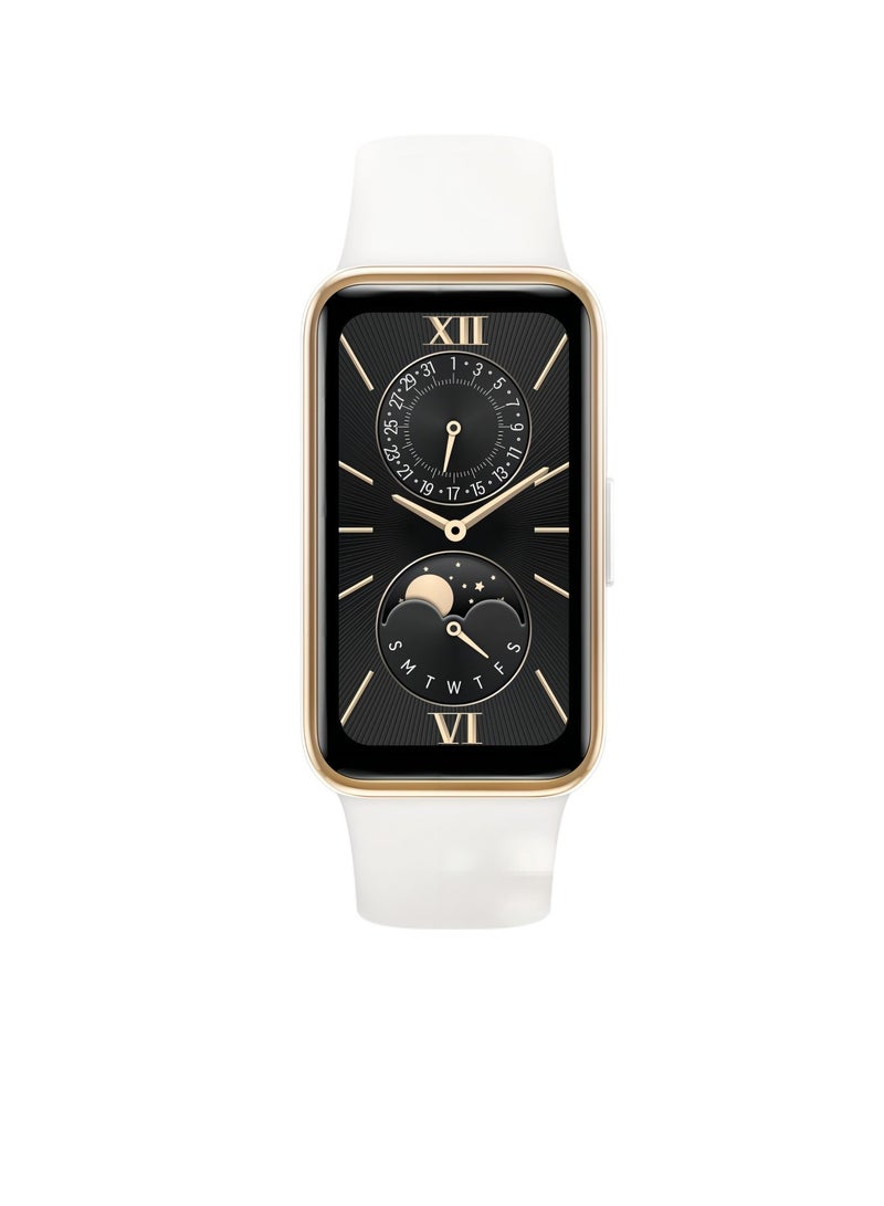 Smart Sports Watch, Lightweight Sleep Heart Rate Health Monitoring Smart Watch, Waterproof Long Battery Life Ultra-thin Smart Bracelet, (1pc, White, NFC) - Image 1