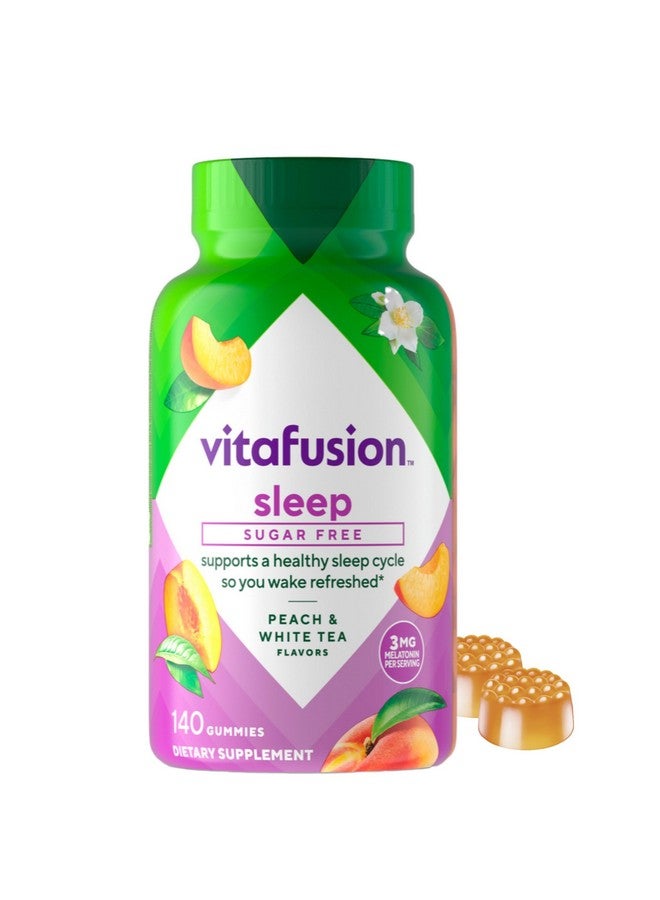 Vitafusion فيتافيوجن فيتامينات الميلاتونين الجيلاتينية، 140 حبة (عبوة من 1) - Image 1