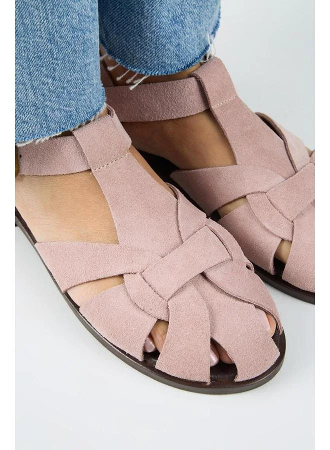 Manijero  Lolie Women's Real Leather Caged Powder Sandal. for Women | Best Price UAE