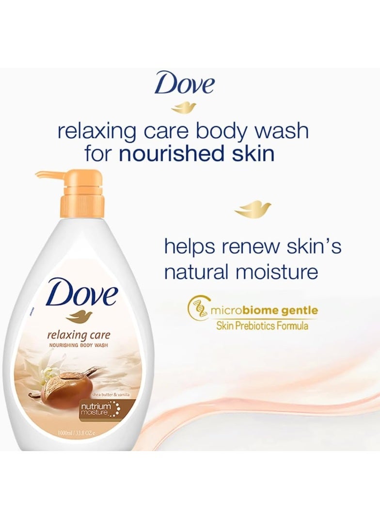 Dove Body Wash 1L (Shea Butter & Vanilla) - Image 4