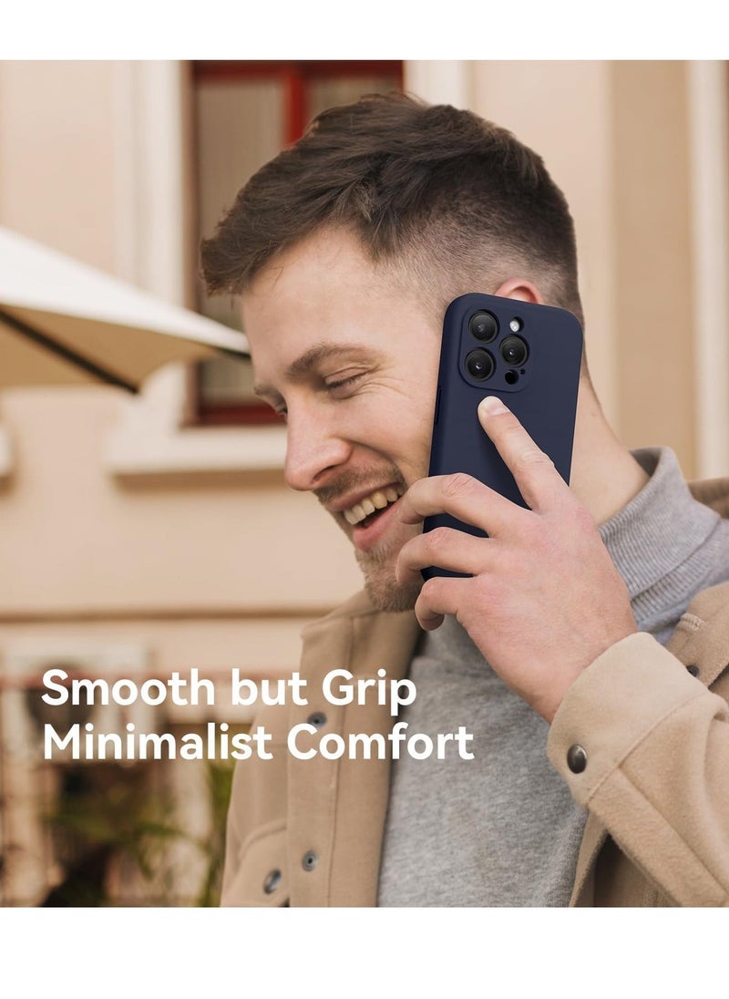 IAF 16 Pro Max Phone Case, Silicone Upgraded [Camera Protection], [Compatible with MagSafe], Anti-Scratch Microfiber Lining Inside with 2 Screen Protectors â€“ Midnight Blue - Image 3