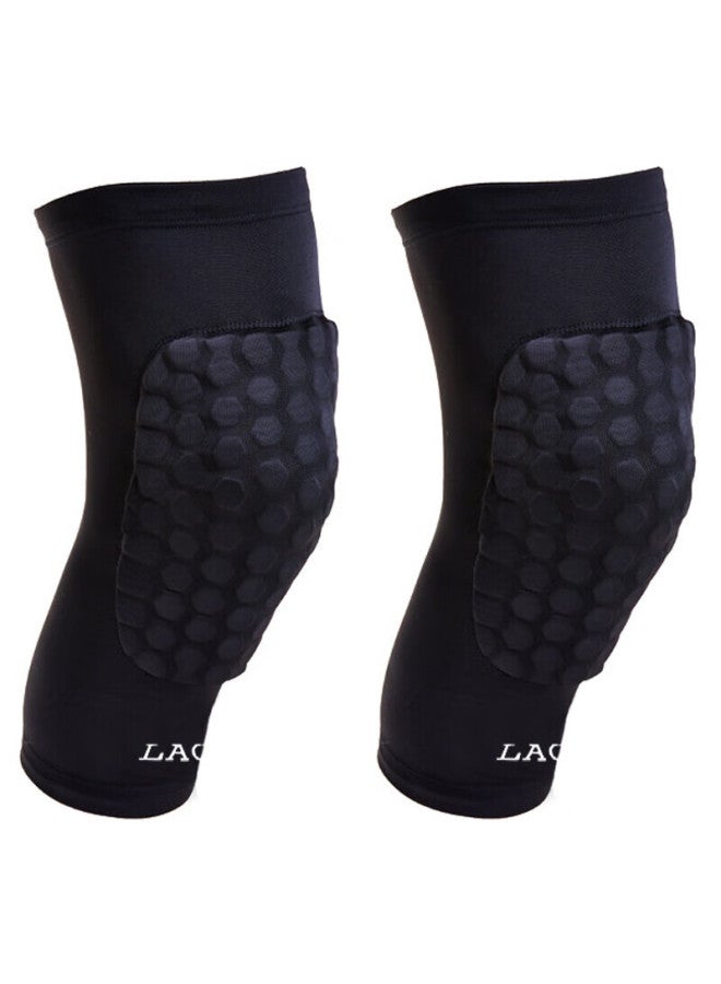 Lac Anti-collision Cycling Knee Pads Warm Basketball Sports Knee And Calf Guards Breathable Men's Long XL Single Piece - Image 2