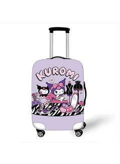Y&D Kuromi Luggage Cover Water-Washable Suitcase Cover Spandex Elastic Luggage Protective Covers Travel Accessories Suitable for 18-32 Inch Trolley Case for Business Trip School Daily Using  - Image 1
