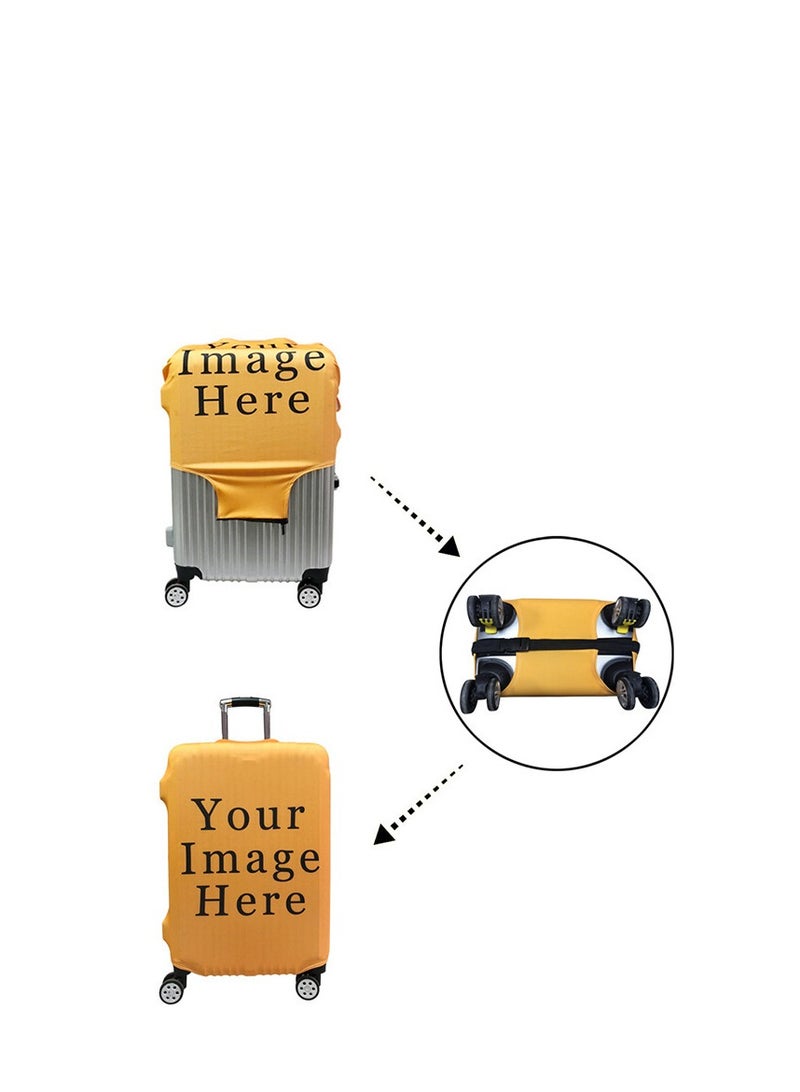 Y&D Kuromi Luggage Cover Water-Washable Suitcase Cover Spandex Elastic Luggage Protective Covers Travel Accessories Suitable for 18-32 Inch Trolley Case for Business Trip School Daily Using - Image 5