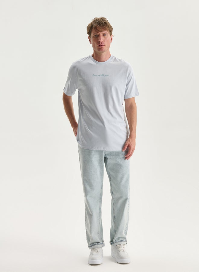 LC WAIKIKI Crew Neck Printed Jersey Men's T-Shirt - Image 2