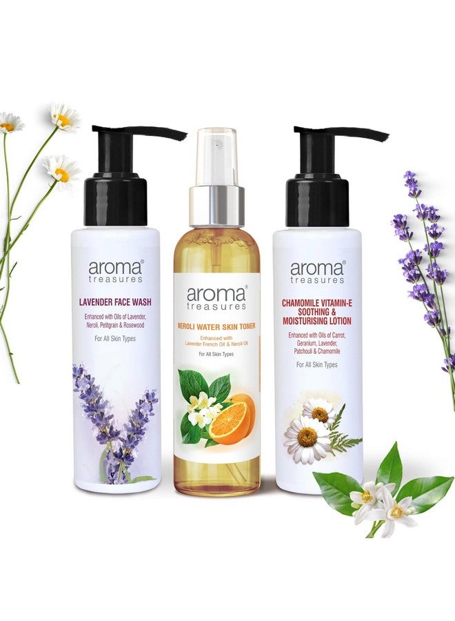 Aroma Treasures Cleanser, Tonner & Moisturiser (CTM) Kit for All Skin Types - Image 2