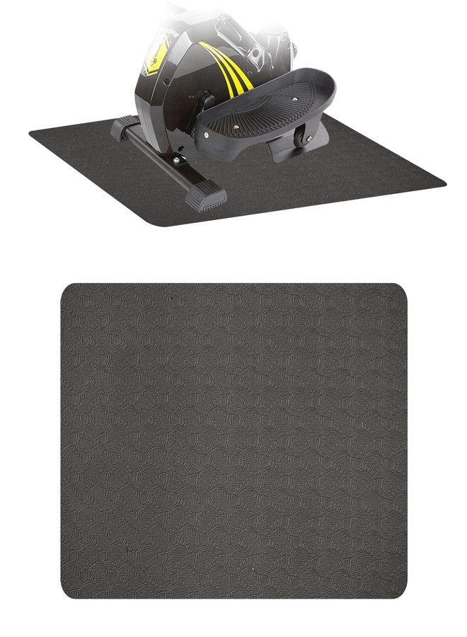 KPOCKED Non-Slip Workout Mat for Under Desk Ellipticals,Thicker & Quieter,23.6x17.7x0.2",Suitable for Ellipse Leg Exerciser, Foot & Leg Pedal Exerciser for Seniors Fitness, Floor Protection,Enhanced Stability - Image 1
