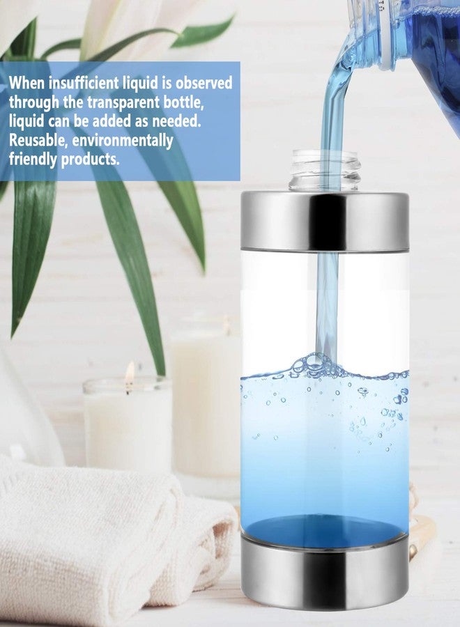 lenpestia Dish Soap Dispenser Stainless Steel Case Acrylic Liner Hand Pump Dispenser Shatterproof and Leakproof Refillable Liquid Hand Soap Dispenser for Bathroom & Kitchen (10OZ/300ML) - Image 4