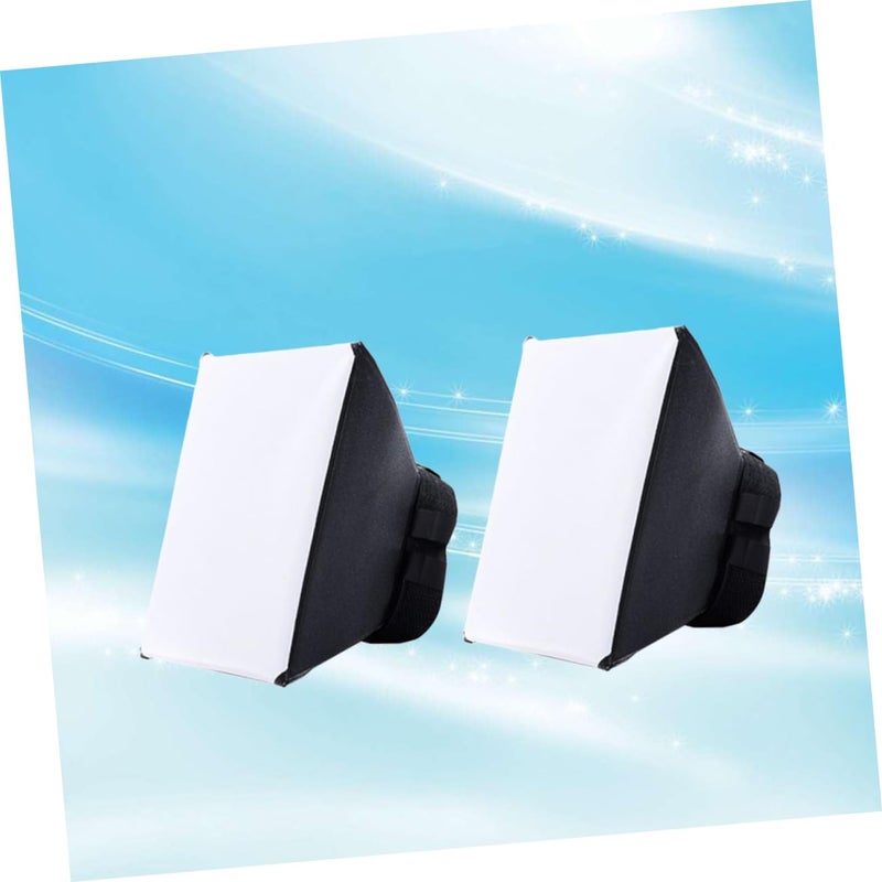 Softbox Flash Diffuser 2Pcs Portable Light Modifier for Even Illumination in Photography - Image 3