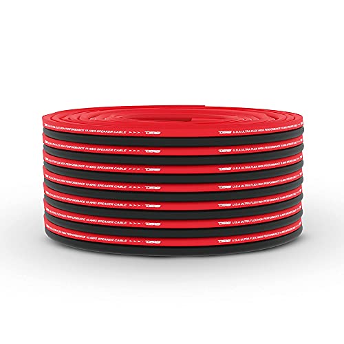 DS18 SW-18GA-100RB Ultra Flex Speaker Wire Red and Black 100FT - Speaker Cable for Audio Applications - Image 5