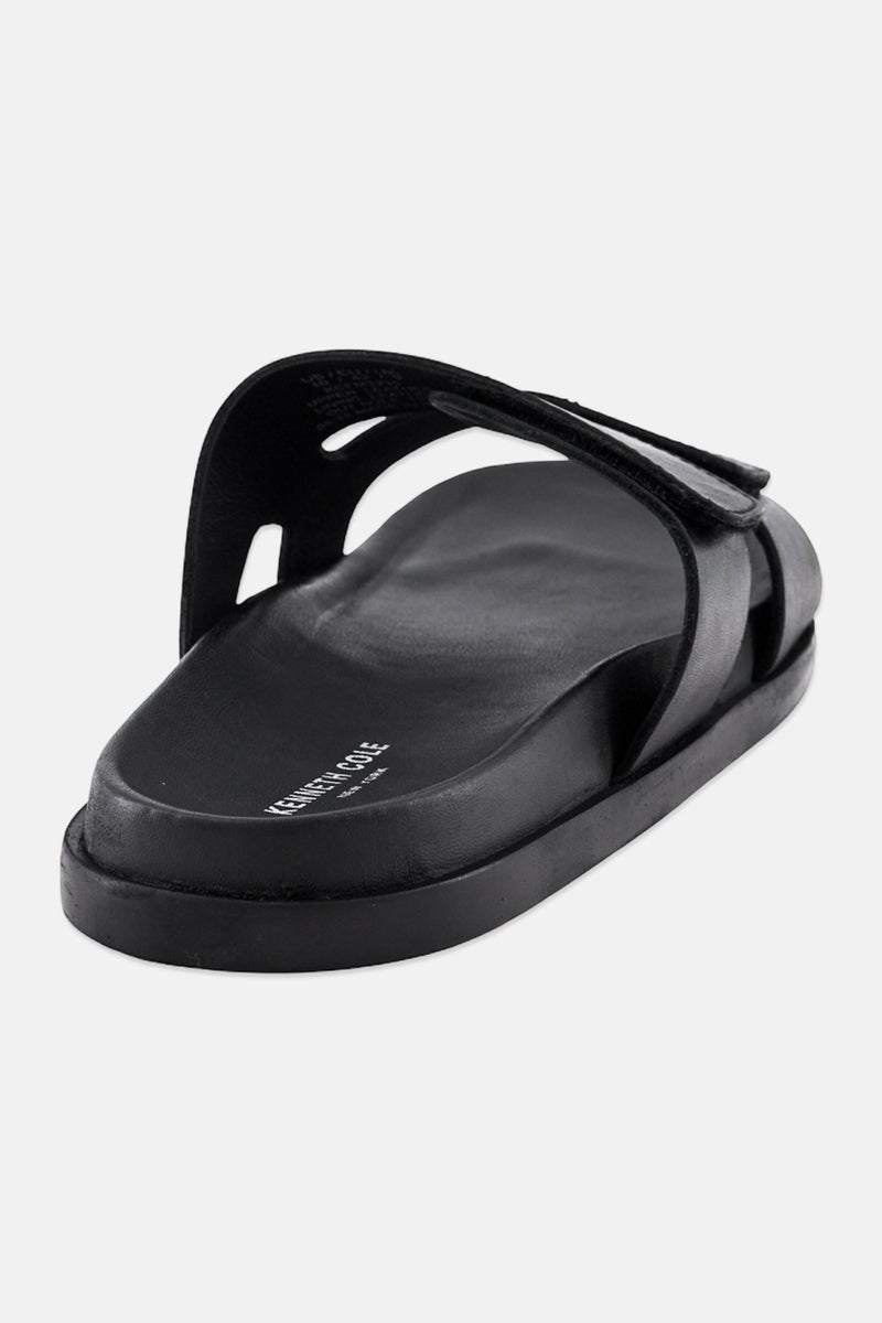 Kenneth Cole Men Breton Velcro Closure Sandal, Black - Image 3