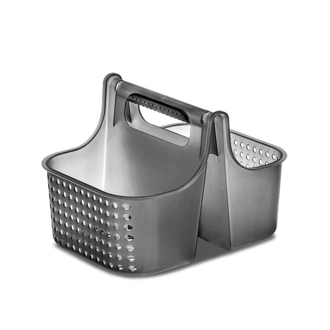 SMALL SOFT GRIP UNDER SINK BATHROOM STORAGE MULTIPURPOSE HOME ORGANIZATION EPA CERTIFIED PREMIUM ANTIMICROBIAL CARBON