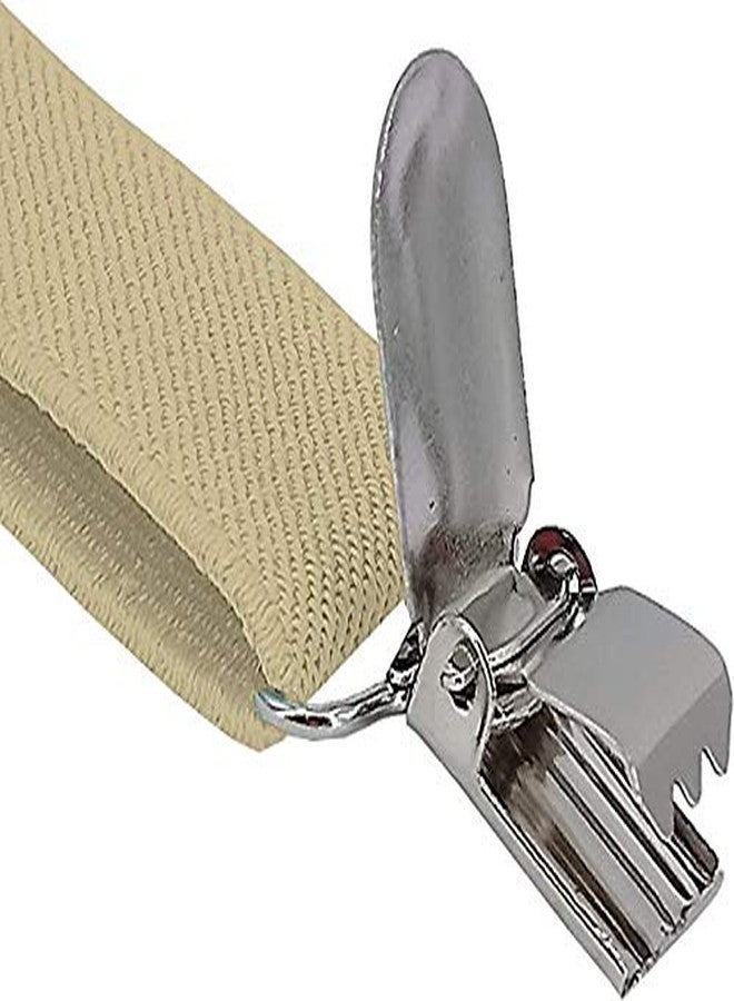Krystle Boy's Adjustable Elastic Y Back Style Suspenders With Strong Metal Clips (Khaki, Free Size) - Image 2