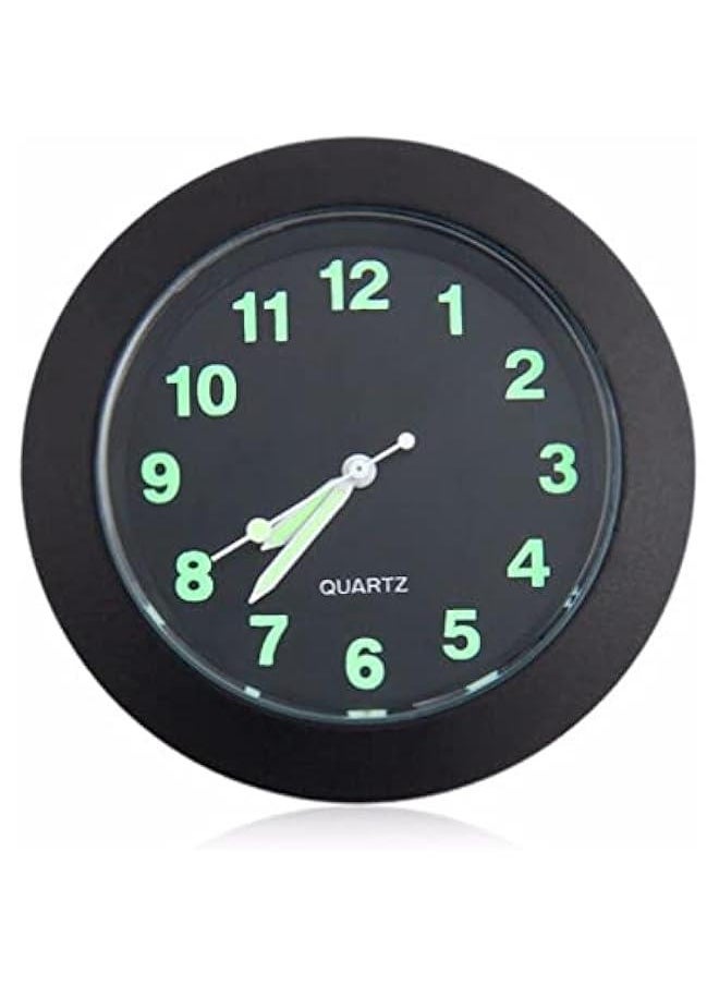 Arabest - Luminous Dial Bike Handlebar Clock for Motorcycle, Cruiser, Custom Chopper - Shock Quartz Timepiece for Handlebars - Image 1