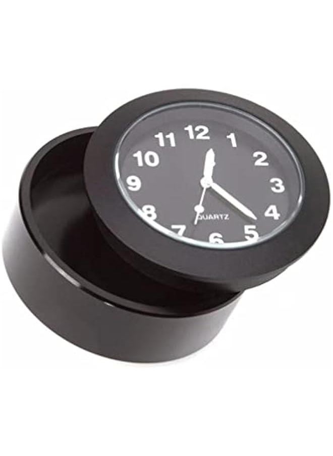 Arabest - Luminous Dial Bike Handlebar Clock for Motorcycle, Cruiser, Custom Chopper - Shock Quartz Timepiece for Handlebars - Image 1
