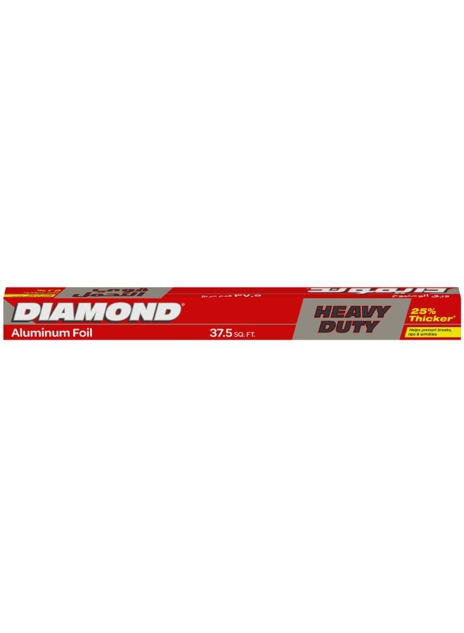 Diamond Aluminium Foil 37.5sq feet Silver - Image 1