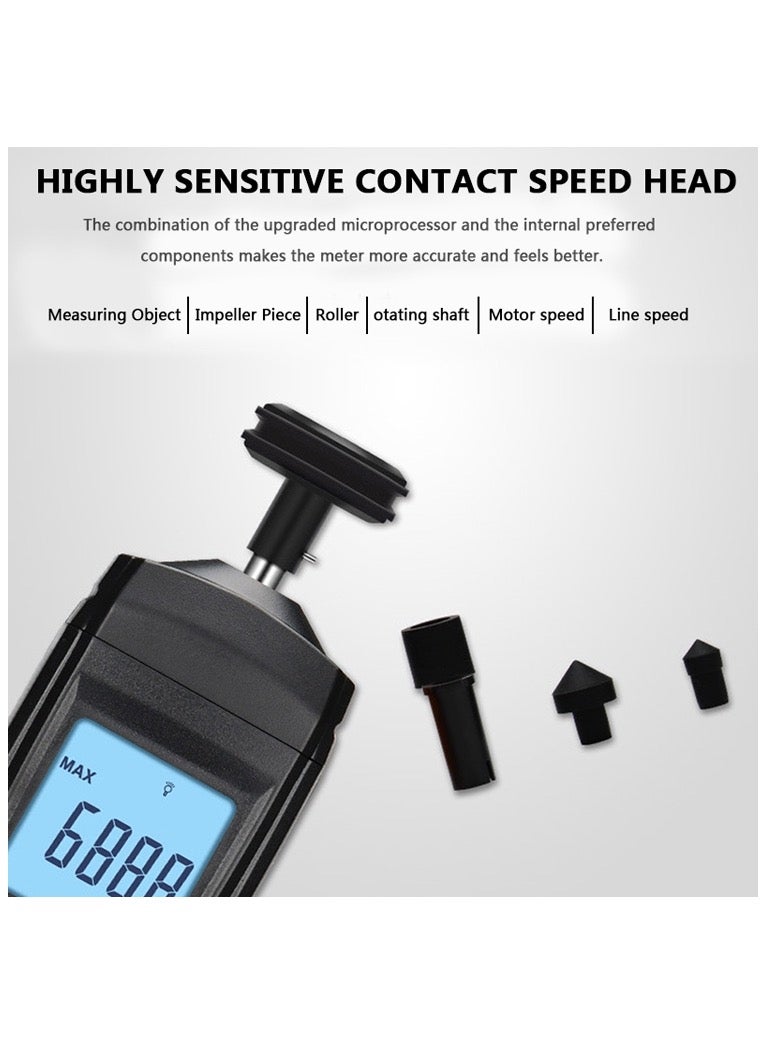 Benetech BENETECH GM8906 Portable Contact Tachometer  - Image 5